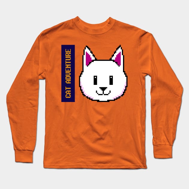 cat adventure Long Sleeve T-Shirt by amillustrated
